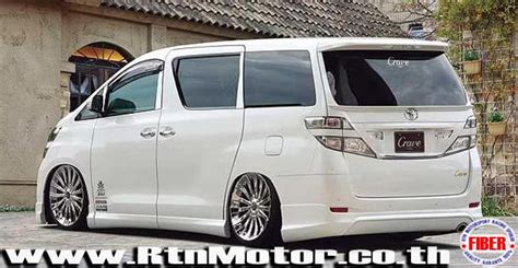 Bodykit Crave Style For Vellfire Imported Japan Fiber Grade A En