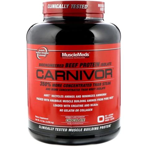 Musclemeds Carnivor Bioengineered Beef Protein Isolate Kg Bigsport