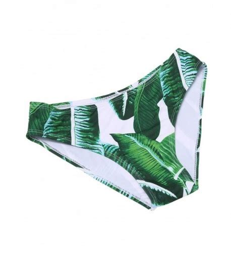 Women Summer Floral Leaves Print Swimsuit Halter High Neck Bikini Sets Army Green Cn Q Dsko