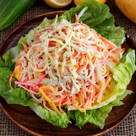 Easy Kani Salad With Mango Foxy Folksy