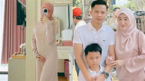 Potret Larissa Chou Pamer Pegang Perut Buncit Diduga Hamil Anak Ikram