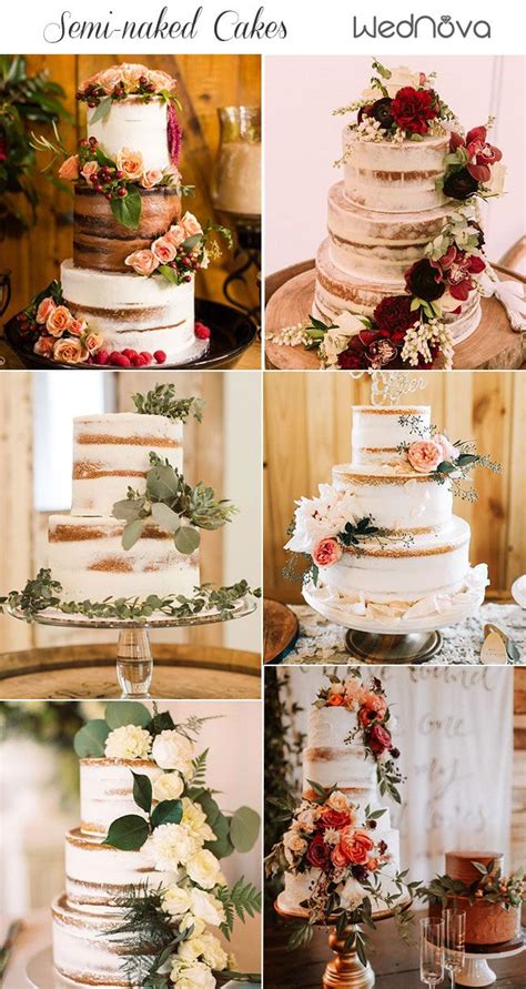 Top Semi Naked Wedding Cakes Weve Ever Seen D Co Mariage Boh Me