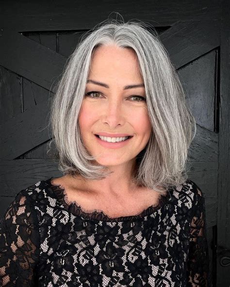 Short Silver Hair Silver Grey Hair Silver Fox Grey Bob Hairstyles