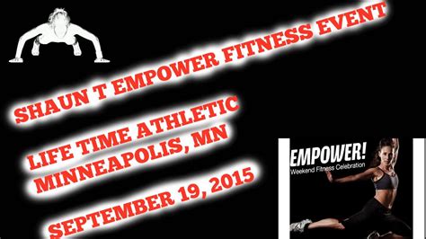 Insanity Max 30 Shaun T Empower Fitness Event Minneapolis 2015 Sept