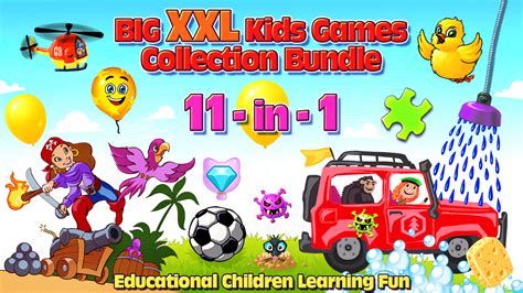 Big XXL Kids Games Collection Bundle 11-in-1 Educational Children ...