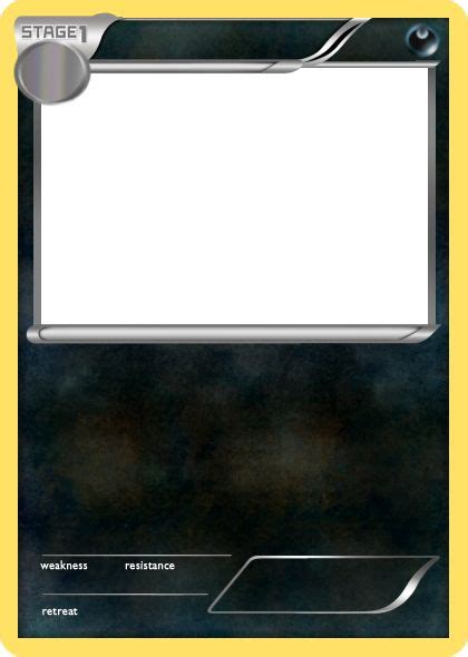 Bw Dark Stage 1 Pokemon Card Blank By The Ketchi On Deviantart