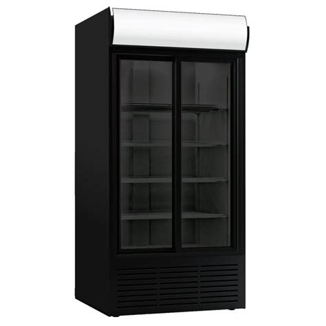 D Couvrez Le Frigo Vitrine Double Portes Coulissantes Cl Sl Fb