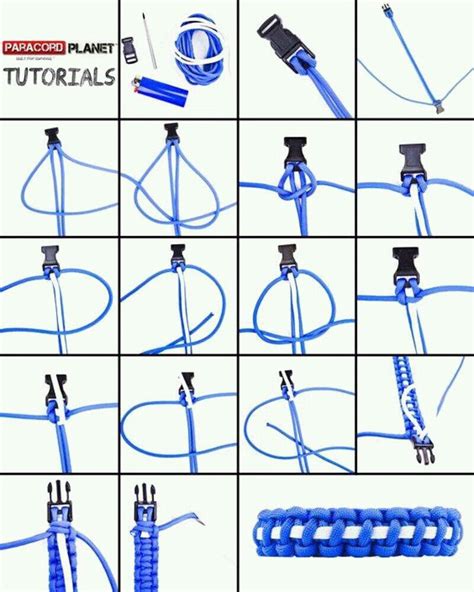 Paracord Tutorial, Paracord Uses, Paracord Bracelet Instructions ...