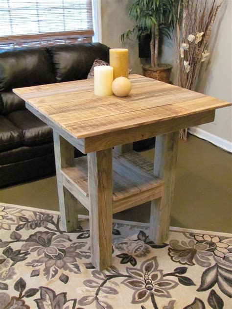 Building Bar Height Table - WoodWorking Projects & Plans