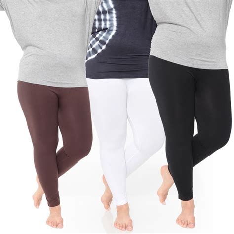 Shop White Mark Womens Plus Size Legging Pack Of 3 Free Shipping On Orders Over 45