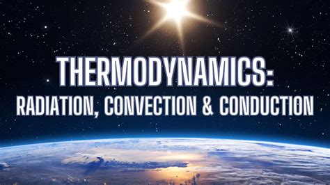 Thermodynamics Radiation Conduction Convection Advection YouTube