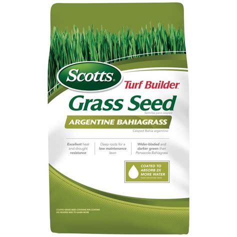 Scotts 10 Lb Turfbuilder Argentine Bahia Grass Seed 18371 The Home Depot Grass Seed Bahia