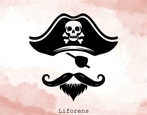 Pirate Hat Svg Png, Pirate Svg, Pirate Silhouette, Pirate Party, Pirate ...