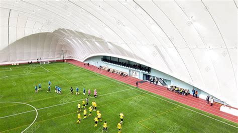 New Full Size Football Air Dome Rises In Viljandi Duol Air