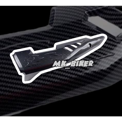 HONDA WINNER X RSX MUFFLER COVER CARBON VIETNAM EXHAUST COVER CARBON