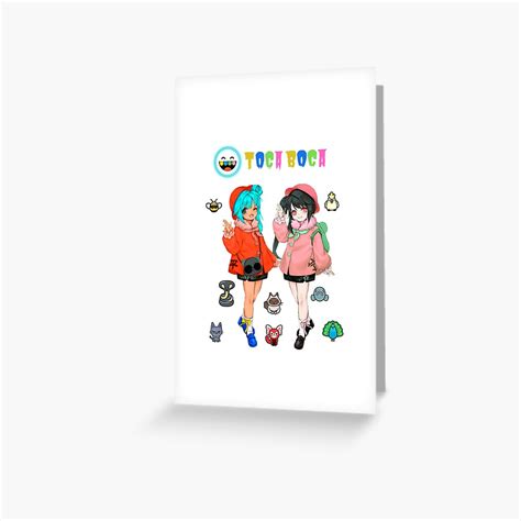 Toca Boca Toca Boca 2021 Toca Life World Greeting Card By Rajiinom