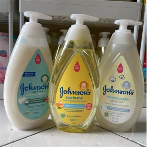 Jual Johnson S Baby Bath Top To Toe Cottontouch Milk Rice 500ml