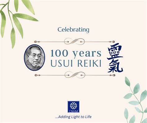 Celebrating 100 Years Usui Reiki – Centre for Natural Healing and ...