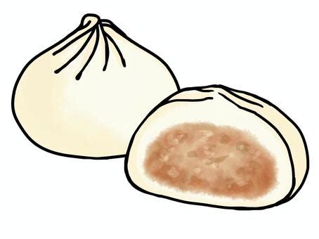 豚まんイラスト｜無料イラスト・フリー素材なら「イラストAC」