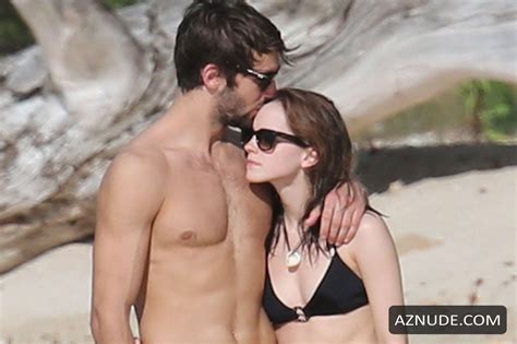 Emma Watson Breasts And Bikini On Carribean Holiday Aznude