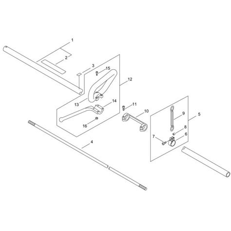 Main Pipe Handle For Echo Srm Tes L Brushcutter L S Engineers