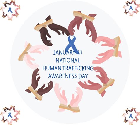 National Human Trafficking Awareness Day 36145521 Vector Art At Vecteezy