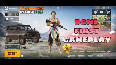 Battleground Mobile India My First Gameplay ☠️☠️☠️ Battleground