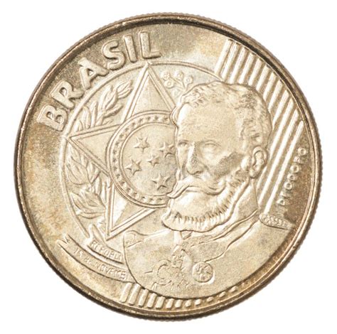 Brazilian centavos coin stock photo. Image of close, background - 81784070