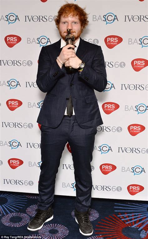 Ed Sheeran takes home Songwriter Of The Year prize at Ivor Novello ...