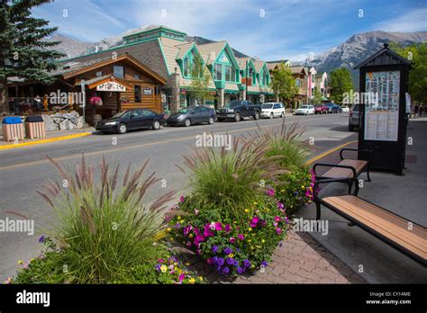 Downtown historic area canmore in hi-res stock photography and images ...