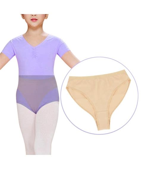 3 Pack Dance Ballet Briefs Girls Women Cotton Gymnastics High Cut Dance