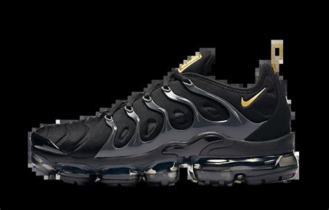 Nike Air Vapormax Plus Black Metallic Gold Anthracite Bq5068 001 Woovin