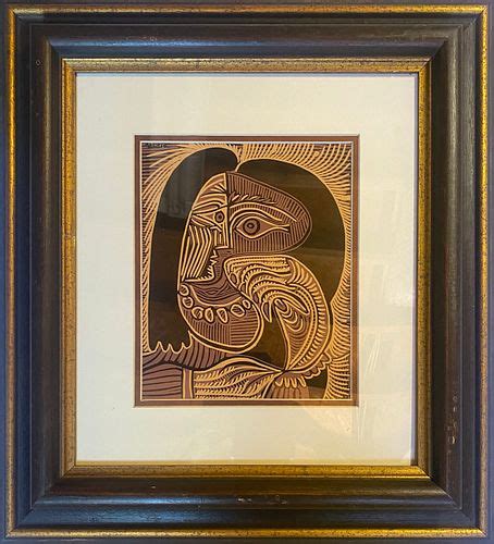 Pablo Picasso Original Linocut For Sale At Auction On 10th March