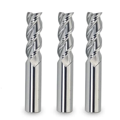 ZGT Aluminum Milling Cutter HRC50 3 Flute Milling Tools Carbide EndMill