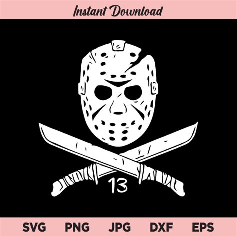 Jason Voorhees Svg Jason Svg Horror Movies Svg Horror Svg Jason