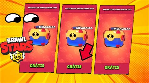 ABRI MUITAS MEGA CAIXAS E CAIXAS GRANDES 100 GRÁTIS BRAWL STARS