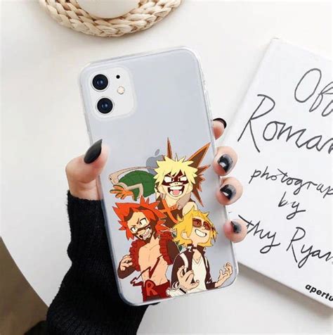 Anime Phone Case Anime My Hero Academia Deku Bakugou Boku No Etsy In