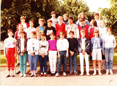 Photo de classe 5ème de 1984 Collège Lucien Febvre Copains d avant