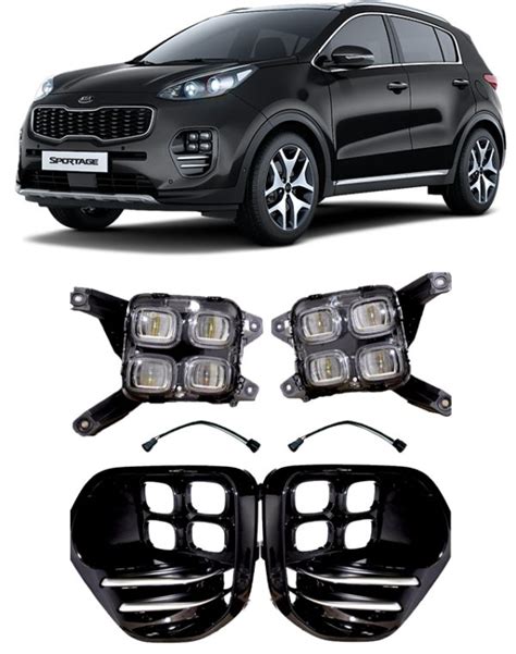 SET HALOGENOS DRL KIA SPORTAGE 2017 2019 SK Performance Store