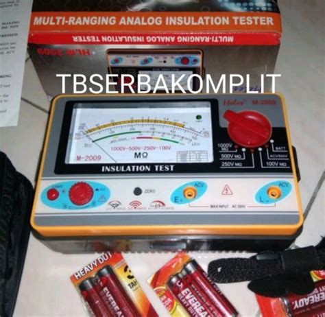 Jual Analog Insulation V Megger Volt Alat Ukur Listrik Analogue