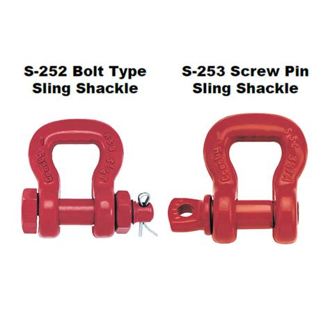 Crosby S 252 And S 253 Sling Saver Shackles Mazzella