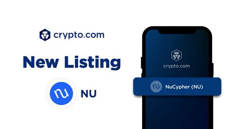 Crypto On Twitter NuCypher Is Listed In The Https T Co