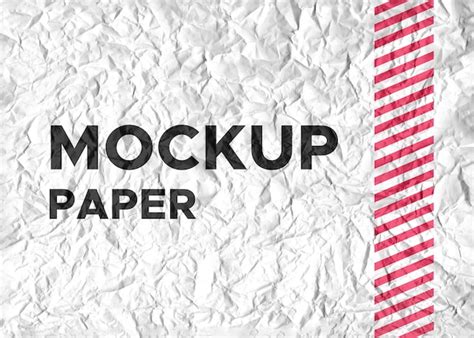 Premium PSD | White paper mockup