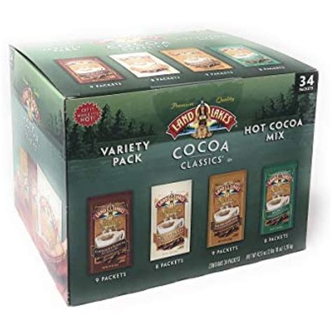 Land O Lakes Premium Instant Hot Cocoa Assortment 34 Packets Walmart