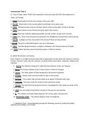 Gem Ats Docx Assessment Task A True Or False Write True If The