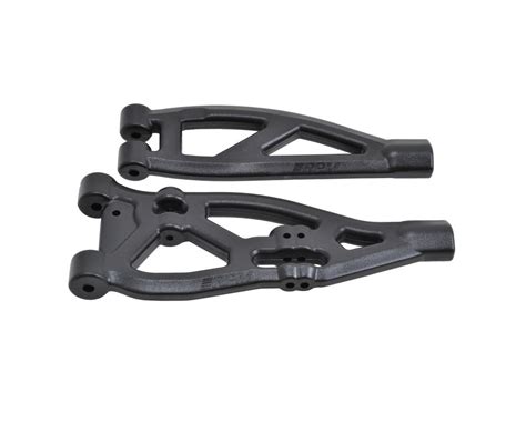 RPM Arrma Kraton Outcast Front Upper Lower Suspension Arm Set Black