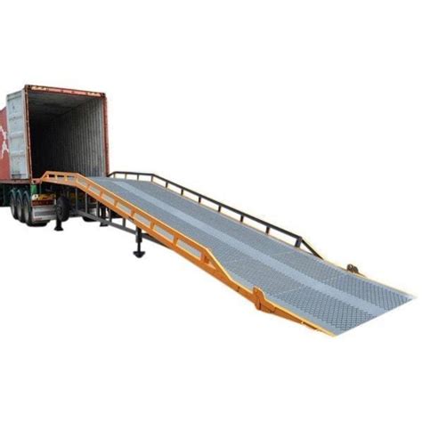 Mild Steel Mobile Dock Ramp For Loading Unloading Size Capacity 5