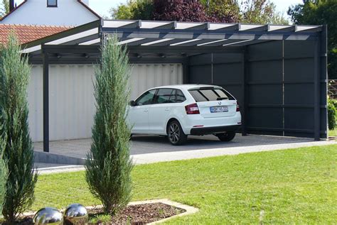 Carport Aluminium Carports Doppelcarports Leeb Balkone