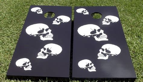 5 Skulls Design Cornhole Boards Cornhole Designs Cornhole Cornhole