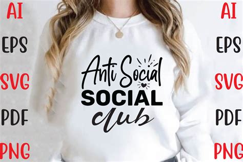 Anti Social Social Club Graphic by CraftStudio99 · Creative Fabrica